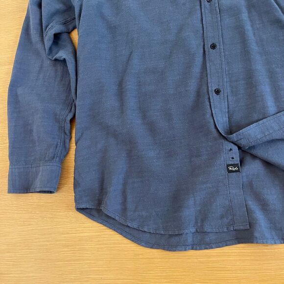 Men's Rails Wyatt Button Down Shirt Sea Blue - Picture 3 of 7